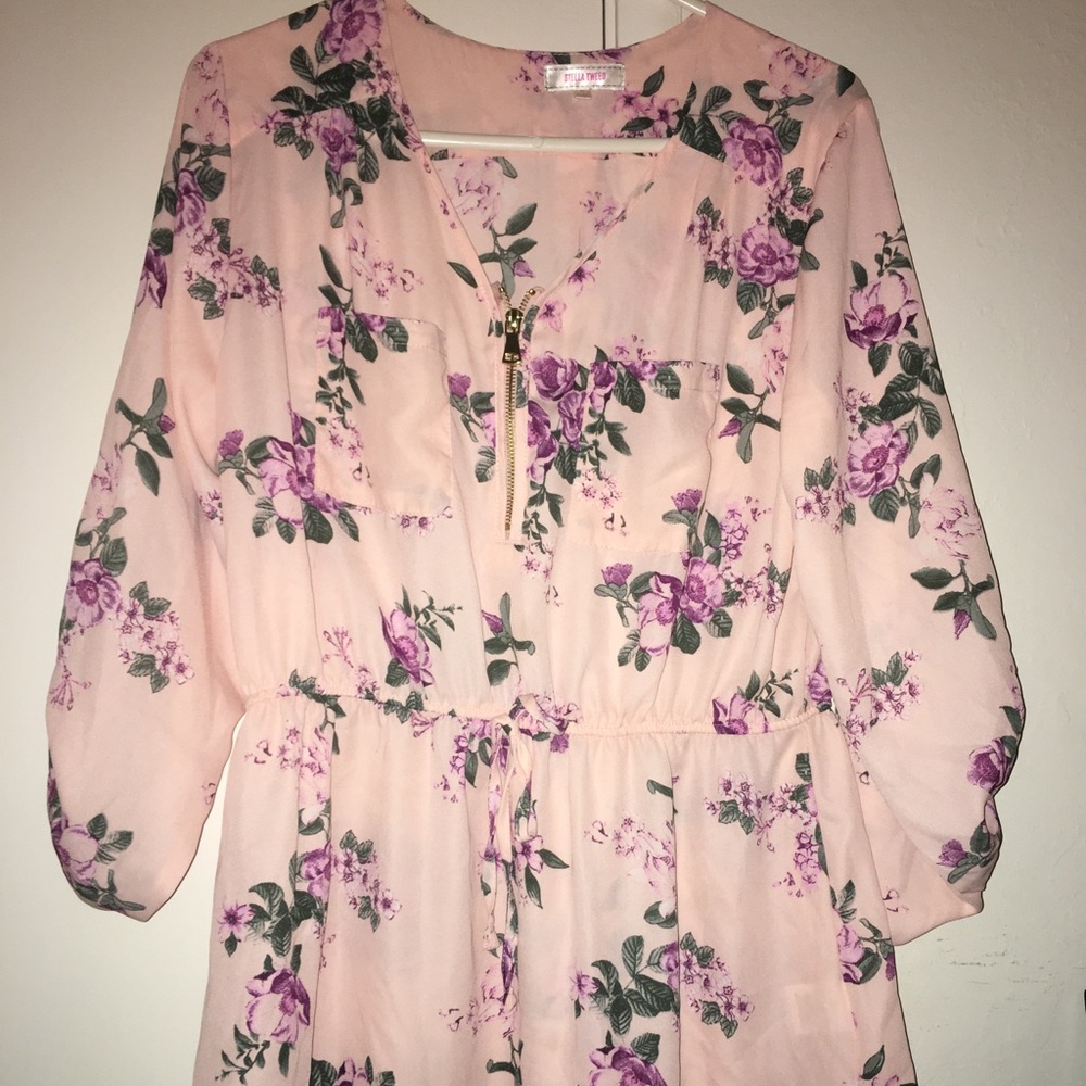 Floral romper dress